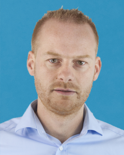 Portretfoto van Frank van Geerenstein